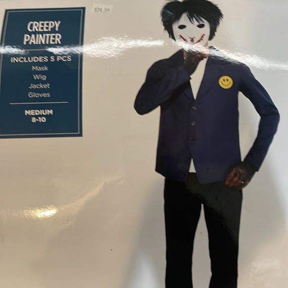 Creepy Painter Children’s Costume! New! - Picture 2 of 8